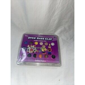 Sculpey Craters Variety Oven-Bake Clay 15 Pkg-Assorted Colors NEW